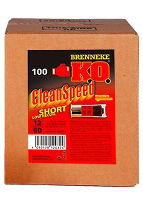 BRENNEKE K.O.CLEANSPEED SHORT SLUG 12/60 28,4G TÄYTEINEN #1203211