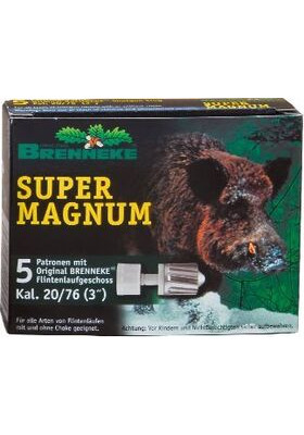 BRENNEKE SUPERMAGNUM 20/76 28,4G SLUG #2002525