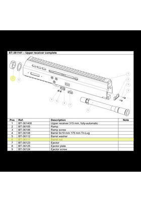 BT-36111 B&T BARREL NUT APC9/40/45