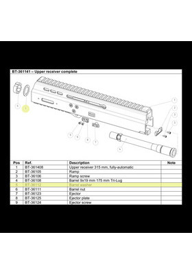 BT-36112 B&T BARREL WASHER M18 B&T APC 9/40/45