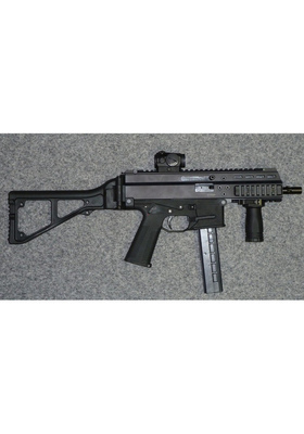 B&T APC9 9X19 SEMI-AUTOMATIC CARBINE - AIMPONT MICRO TL, AMBID. SAFETY & MAGAZINE RELEASE... MUU AMPUMA-ASE BT-36001