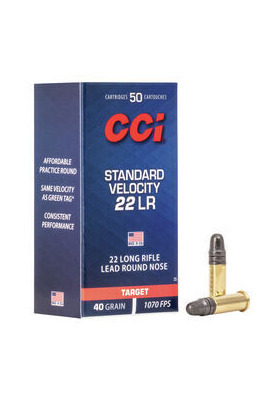 CCI 22 LR STANDARD VELOCITY STD 2,6G  324m/s PATR 0035/620035 #130020