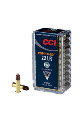 CCI 22LR COPPER 21GR 1,36G LYIJYVAPAA (130005)