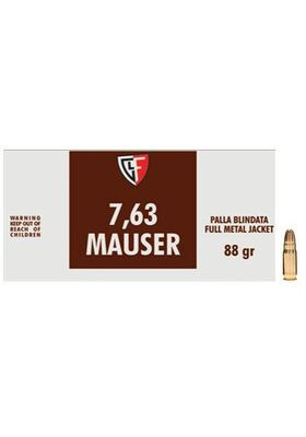 FIOCCHI 7,63 MAUSER 5,7G FMJ #707630