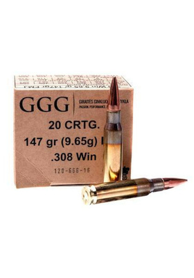 GGG-NATO 308 WIN 147GR 9,55G FMJ PATRUUNA #125520 