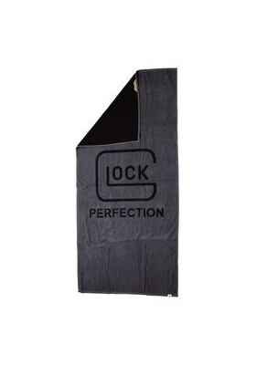 GLOCK BATH TOWEL GLOCK PERFECTION GREY/BLACK #31378 70 X 140 CM