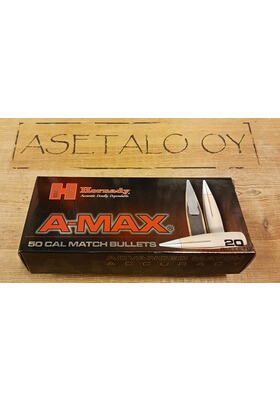 HORNADY .50BMG 750GR A-MAX 5165 LUOTI