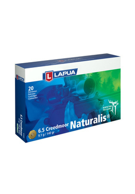 LAPUA 6,5 CREEDMOOR PATRUUNA NATURALIS N563, 9,1G