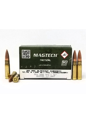 MAGTECH 300 BLACKOUT 200GR FMJ SUBSONIC 300BLK