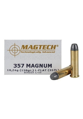 MAGTECH 357MAG 158GR LFLAT COWBOY 357L PATR.