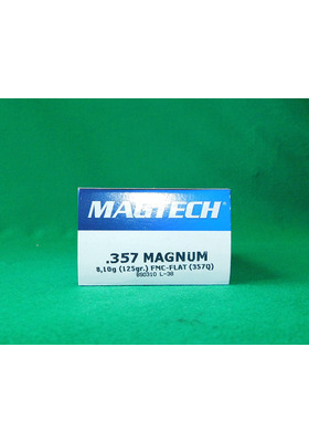 MAGTECH 357Q 357 MAGNUM 125GR FMC FLAT PATRUUNA