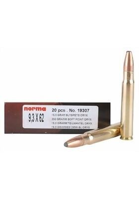 NORMA 9,3X62 ORYX 15,0 G KIV.PTR #N19307