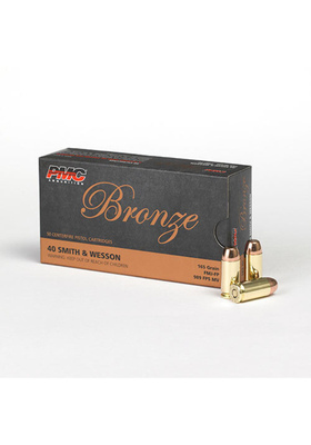 PMC 40 S&W BRONZE 165GR FMJ FP 40D 