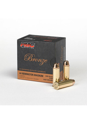 PMC 44 REM MAG BRONZE 240GR TCSP 44D REVOLVERIN PATRUUNA