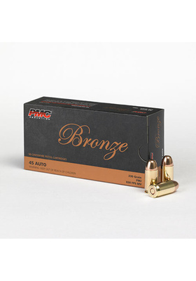 PMC 45 AUTO BRONZE 230GR FMJ 45A PISTOOLIN PATRUUNA