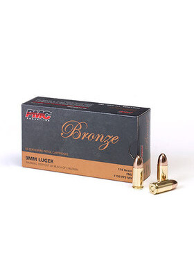 PMC 9MM-9A BRONZE 115gr FMJ PISTOOLIN PATRUUNA