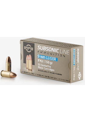 PPU 9MM PARA SUBSONIC 10,2G VM/FMJ 289M/S