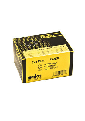 SAKO 222 REM RANGE 105G FMJ KIV.PTR.