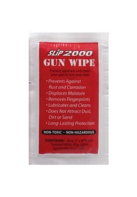 SLIP GUN WIPE 5x8 TREATED WIPE IN FOIL PACKET