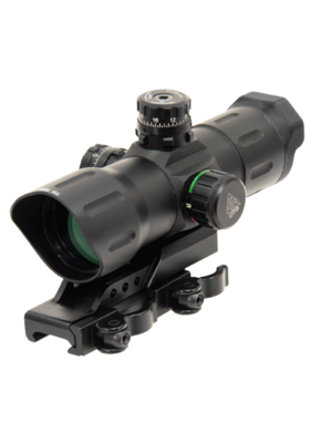 UTG SCP-TDTDQ 6" ITA RED/GREEN CQB T-DOT SIGHT WITH OFFSET QD MOUNT RISTI/PISTE