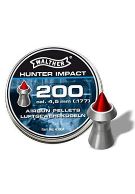 WALTHER HUNTER IMPACT 4,5MM LUOTI 200KPL/PKT #4.1934