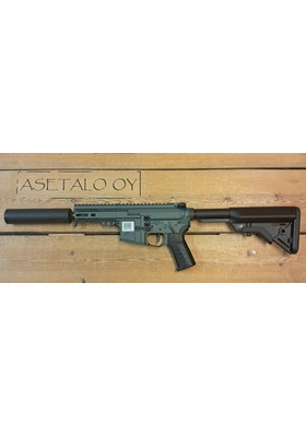 CMMG BANSHEE MK4 9MM 5" + SILENT STEEL CHARCOAL GREEN #94A8C0F-CG