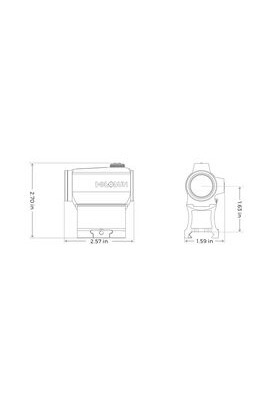 HOLOSUN HS 403C MICRO RED DOT 2 MOA