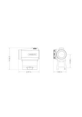 HOLOSUN HS 403R MICRO RED DOT 2 MOA #HOL-HS403R