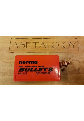 NORMA 8 MM (323) 123GR / 8G  FMJ RN LUOTI 100KPL/RASIA