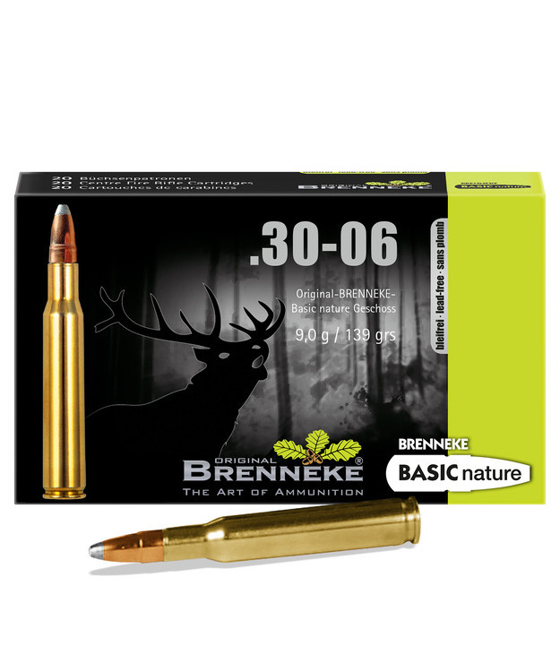 BRENNEKE .30-06 BASIC NATURE 9G LYIJYTÖN #085238