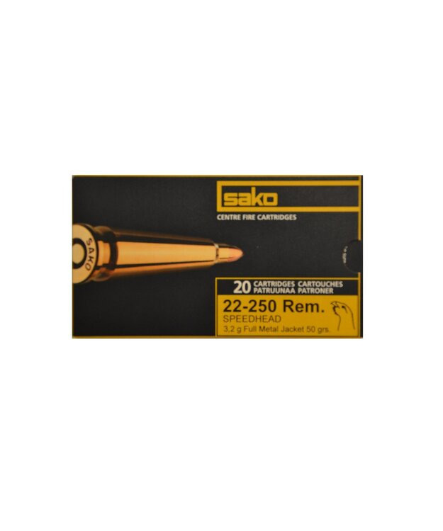 SAKO 22-250  105g FMJ 3,2G