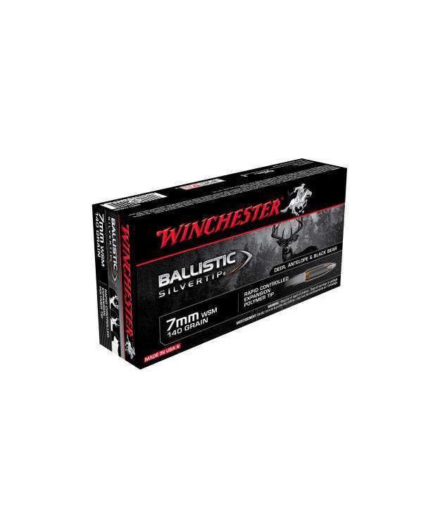 WINCH 7MM WSM 140GR BALLISTIC SILVERTIP SBST7MMS